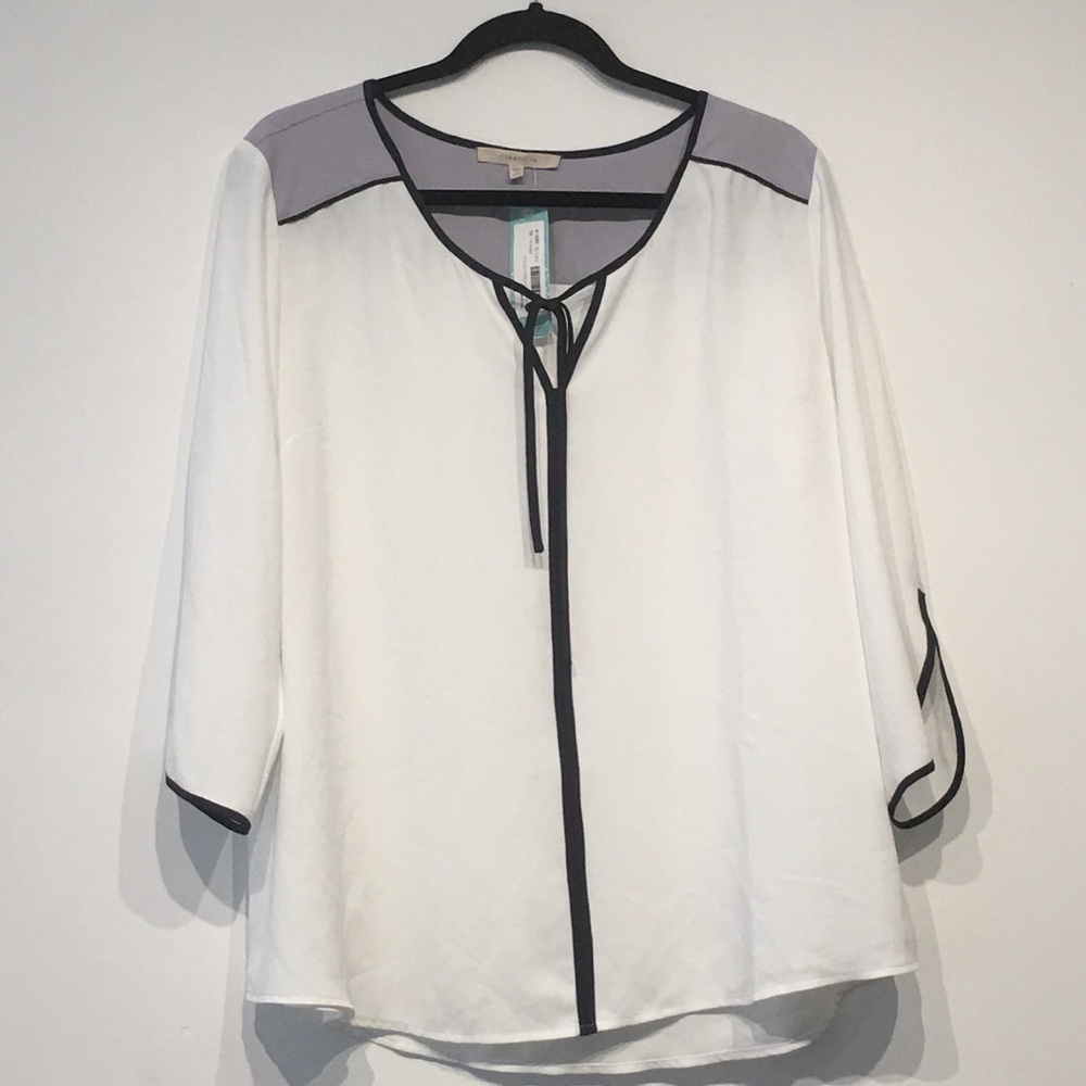 41 Hawthorn Costanzo Tie Neck Blouse (NWT)